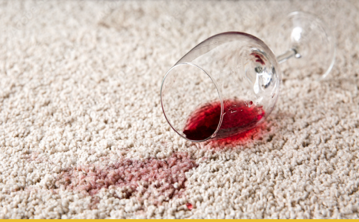 Red wine store stain carpet